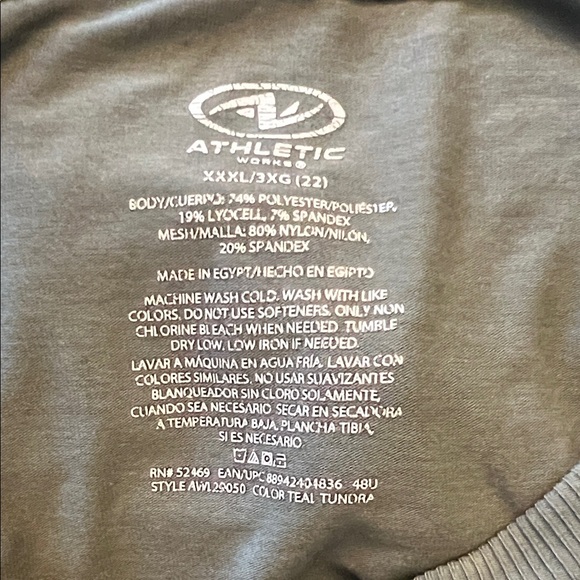 Athletic Works Women's Army Green Racerback Tank Top - Picture 3 of 3